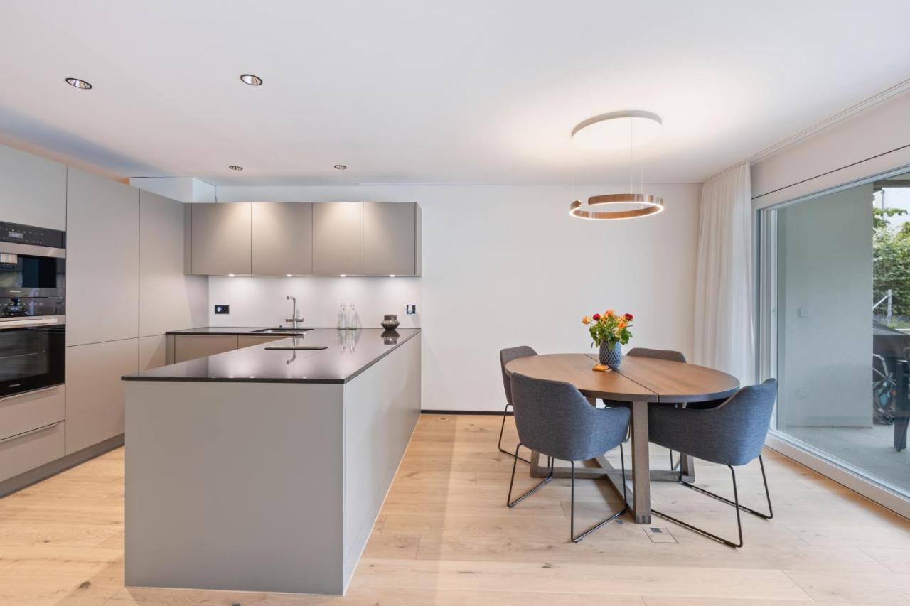 The R Apartment Zugerberg - Ev Wallbox - Terrasse Geroldswil Bagian luar foto